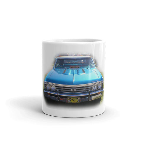 Chevelle Hot Rod Coffee Mug, Muscle Car Mug, 11oz 15oz