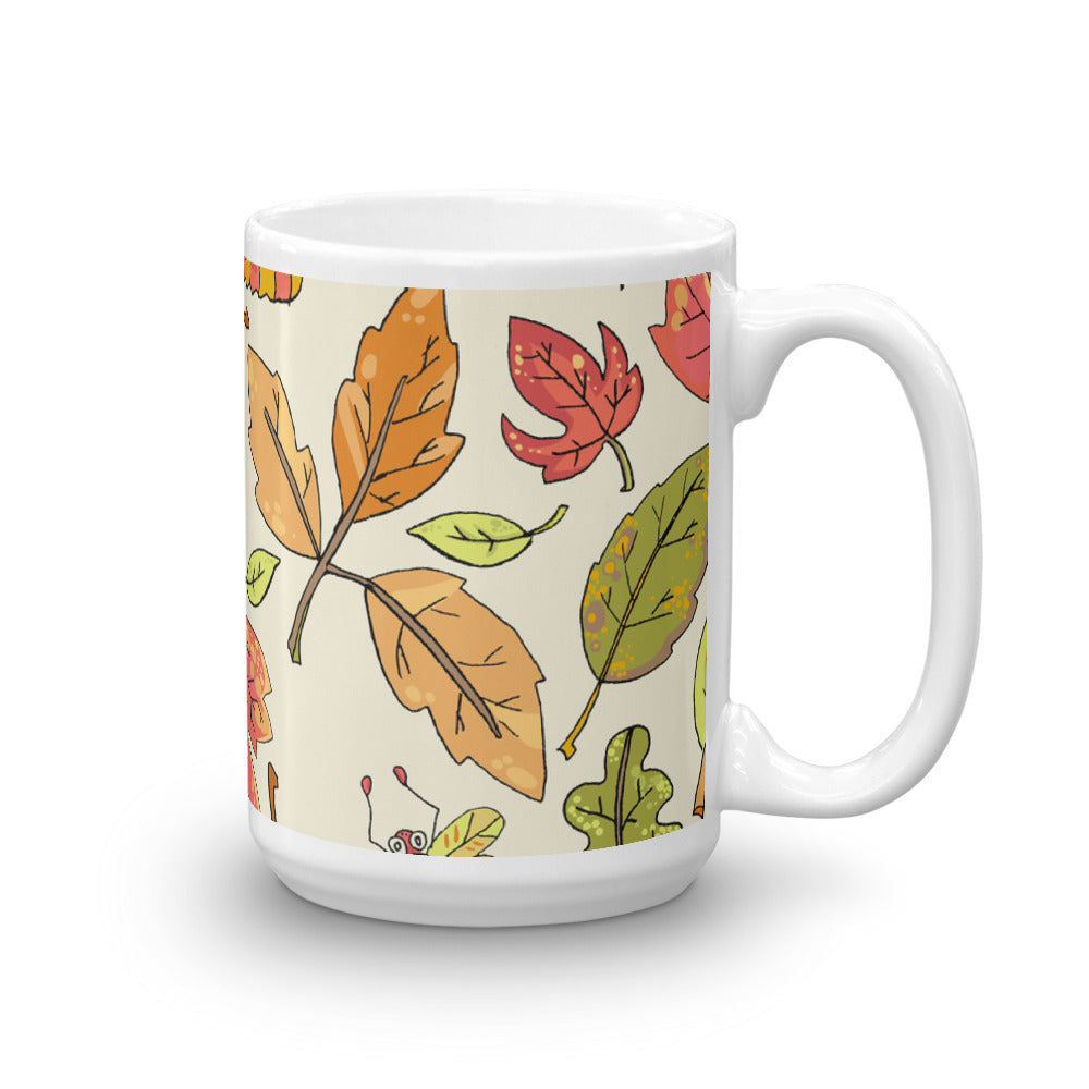 Autumn Leaves Coffee Mug, Fall Decor 11oz 15oz – BlueMorningExpressions