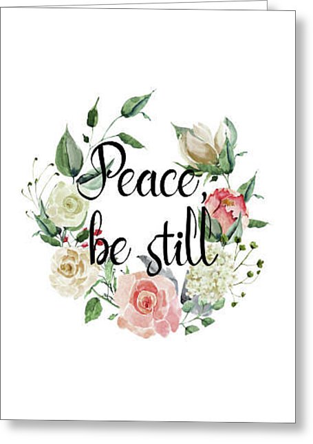 Peace Bible Verse Blank Note Card, Greeting Card with Envelope