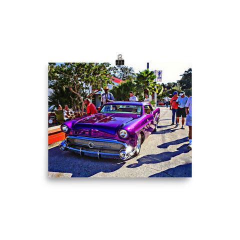 1957 Buick Hot Rod  Wall Art Poster Print Garage Home Office Matte Finish