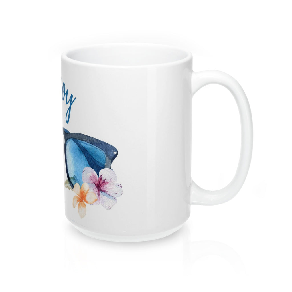 Enjoy Sunglasses Beach Theme Coffee Mug 15oz