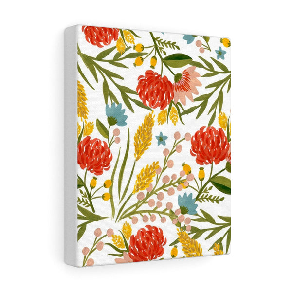 Summer Flowers Watercolor Canvas Gallery Wraps Wall Art Home Decor