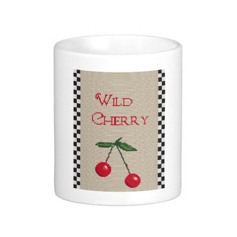 Wild Cherry Coffee Mugs Ceramic 11 oz 15 oz