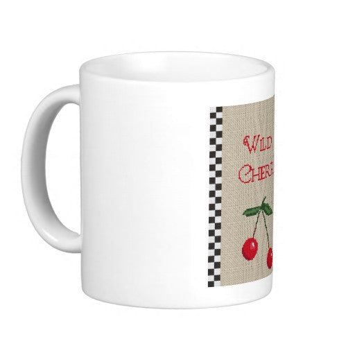 Wild Cherry Coffee Mugs Ceramic 11 oz 15 oz